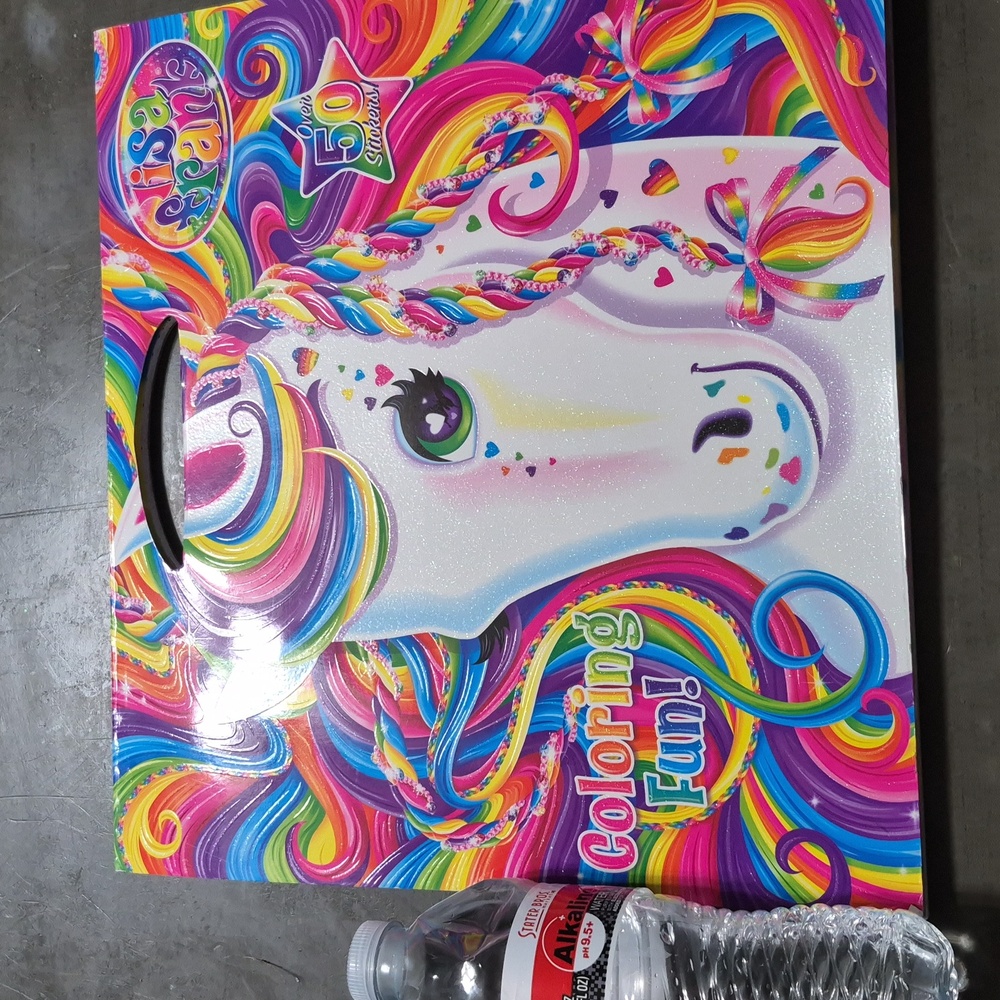 Lisa Frank Coloring Book with Stickers - Picture 4 of 4